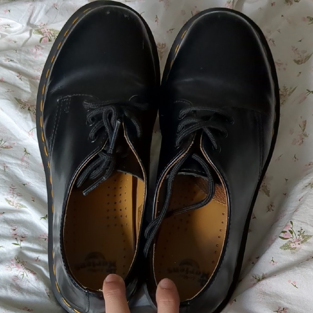 Dr. Martens Black Leather Oxfords